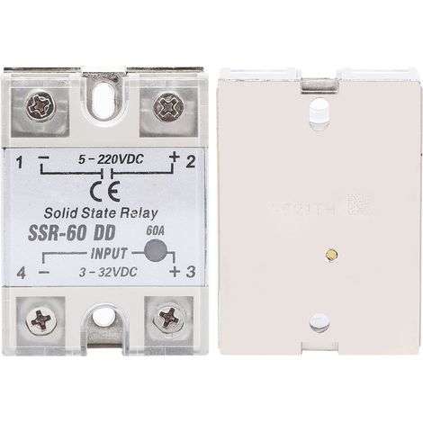 Relais statique CC-CC SSR60 DD 5-220 VCC de haute qualité avec interrupteur sans contact (1/5)