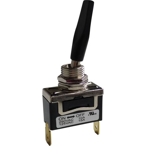 Interrupteur à levier RS PRO, On-Off, 1NO, 10 A ( Prix pour 1 )