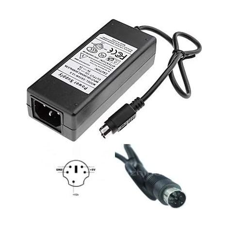 Top Chargeur Adaptateur Secteur Alimentation Chargeur 12V 5V 2A 5 PIN pour Disque Dur Western Digital Elements Desktop 250GB 250Go WD2500C035 (1/5)