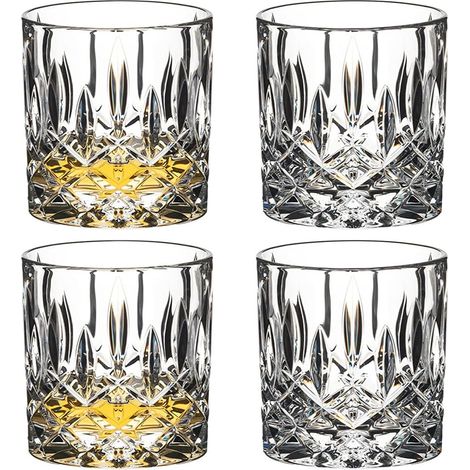 Whisiskey - Whisky Gläser Set – 4 Tumbler Gläser (4x 220 ml) – Whiskygläser - Whisky glas - Whiskey Zubehör Set - Geschenke für Männer - Männergeschenke