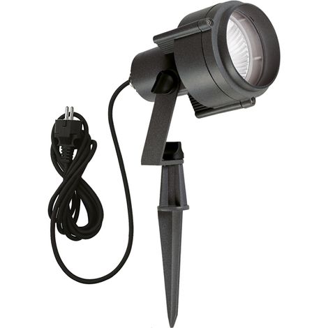 Projecteurs / Projecteur base/ piquet tilt SPARK No grid IP65 E27 75W Anthracite (1/4)