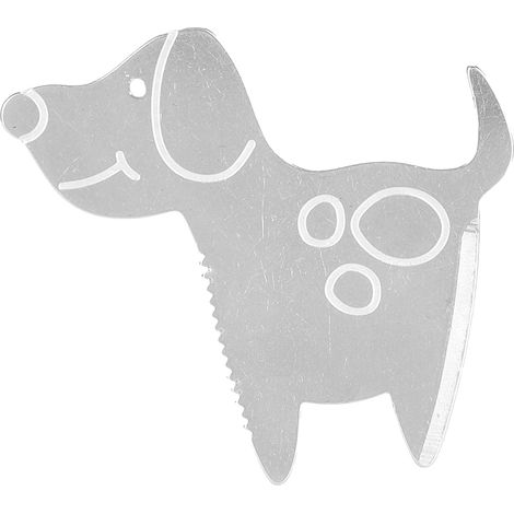 Planche de raclage en acier inoxydable, outil de massage corporel Gua Sha, thérapie physique, accessoire de soin chien (1/5)