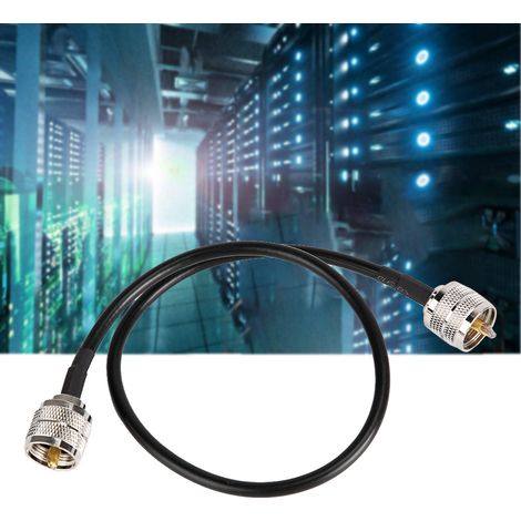Adaptateur Antenne Coaxial PL-259 Mâle vers Mâle UHF Faible Perte - 2 Pièces (1/5)