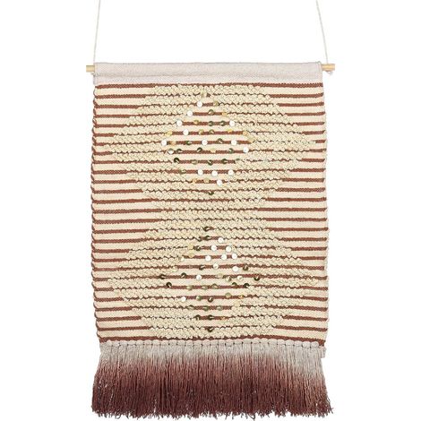 Wandbehang SABO Baumwolle 75 cm Beige