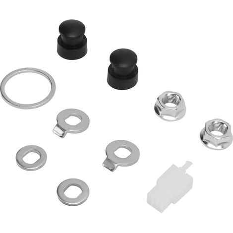 Kit écrous et rondelles de moteur de moyeu de vélo en acier, axe de 12mm pour composant vélo universel (1/5)