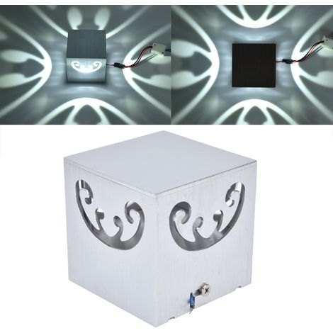 Plafonnier papillon LED 3W, cadre en aluminium, lumière diffuse, applique murale, applique papillon, plafonnier décoratif pour entrée de bar ou couloir, lumière blanche (1/5)