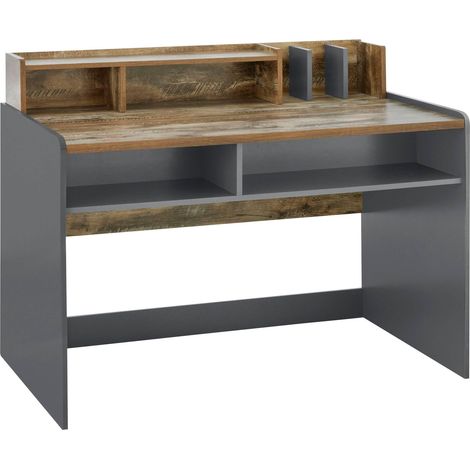 Castor-Bureau en chêne gris (1/4)