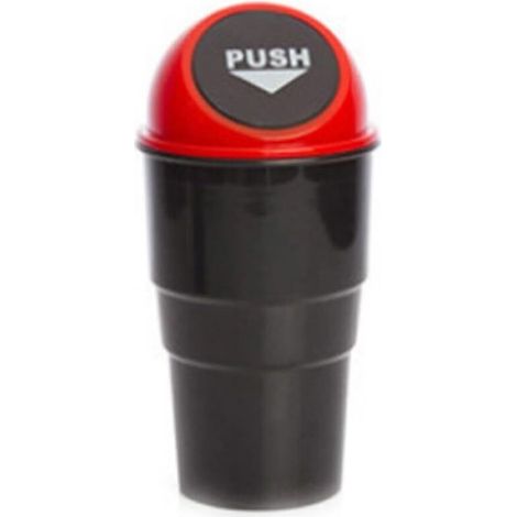 Petite poubelle de voiture universelle, rouge (1/2)