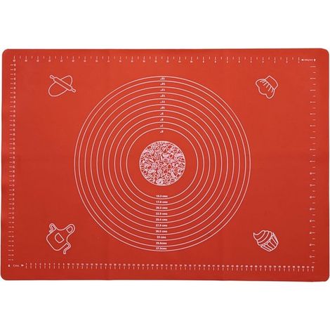 Tappetino da forno in silicone di grandi dimensioni, 70x50 cm: antiaderente, resistente al calore e adatto all'uso in forno. (1/2)