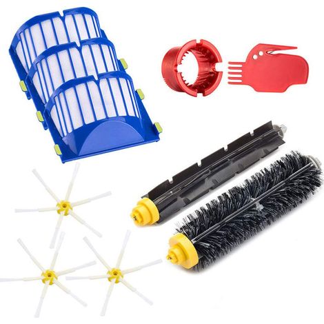 Piezas de repuesto mejoradas compatibles con el accesorio para aspiradora robot iRobot Roomba serie 600, 606, 620, 650, 671, 675, 676, 677, 680, 691 y 692. (1/4)