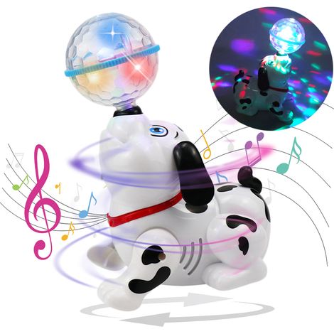 Top Ball Sea Puppy, jouet électrique musical et chantant en forme de chien, cadeau de Noël pour les amis et les enfants. (1/5)
