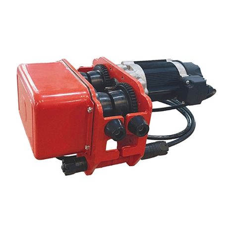 Carrello portaparanco motorizzato - Carico max 1000 kg - Compatibile con paranco VST - Trifase - Officina, cantiere e logistica - CET1000