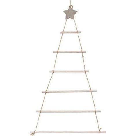 en Bois Arbre de NoëL en Bois Tenture Murale Arbre de NoëL Nouvel un DéCoration pour la Maison Ornements Blanc BOULE DE NOEL (1/4)