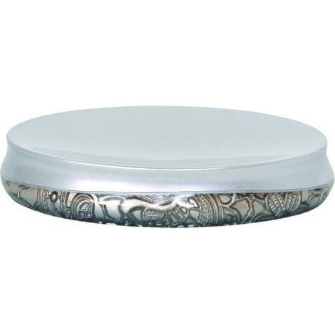 Porte Savon Polyrésine ALADDIN Argent MSV (1/2)