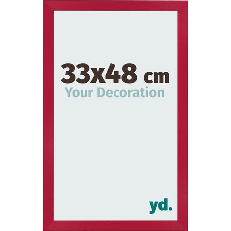yd. - Cadre photo 33x48 - Rouge - MDF - Bologna (1/5)