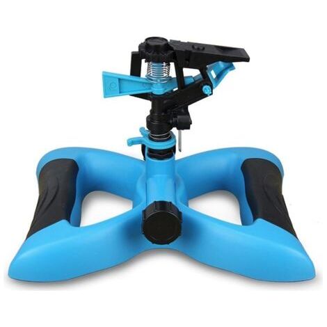 Arroseur de jardin automatique mobile à tête de pulvérisation rotative à 360 degrés (buse unique)-AquaForge (1/5)
