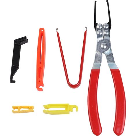 Pince extractrice relais/fusibles rouge métal, pour électricité (1/5)