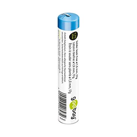 Filo saldatura Goobay 40843 senza piombo 1mm 17g (1/4)