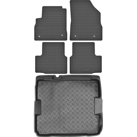 Juego de alfombrillas de goma para coche y alfombrilla para maletero para Opel Astra V K Hatchback (desde 2015).
