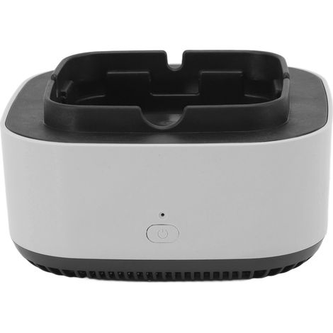 Cendrier sans fumée multifonctionnel anti-mouches et poussière 2 en 1, désodorisant à ions négatifs pour la maison, gris (1/5)