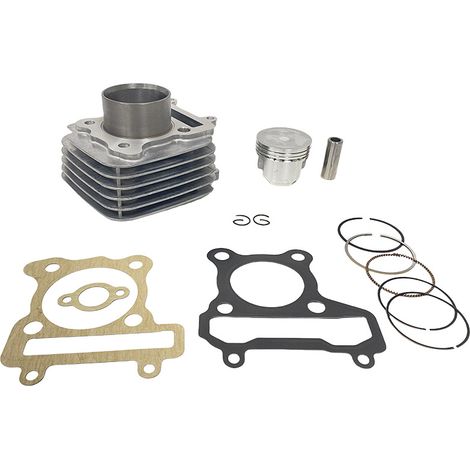 Cylinder liners and piston rings for TVS Super XL100 U162 XL100CC motorcycle engines.--DTEKGAZ