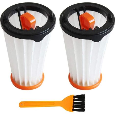 Paquet de 2 filtres de rechange compatibles avec les aspirateurs Rapido et Ergorapido Comparé à la référence AEG AEF144, EF144 (1/5)