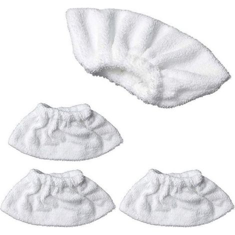 Couvercle Microfibre - Pour Buse À Main Nettoyeur Vapeur - Compatible EasyFix SC1 SC2 SC3 SC4 SC5 - Lot De 4 (1/4)