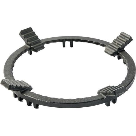 Anneau de support de wok en fonte, support de wok antidérapant, support de poêle rond de 8,3 pouces pour cuisinière à gaz