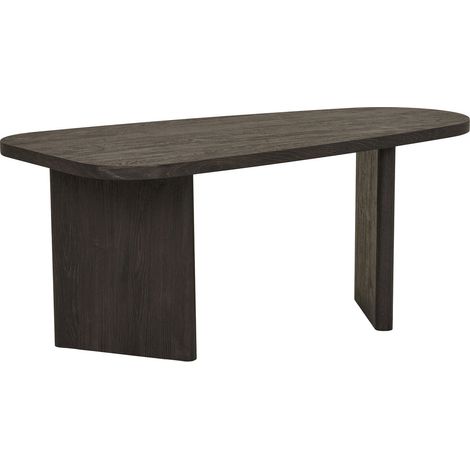 Melo - Tavolino da salotto in MDF marrone scuro 100x50x41 cm
