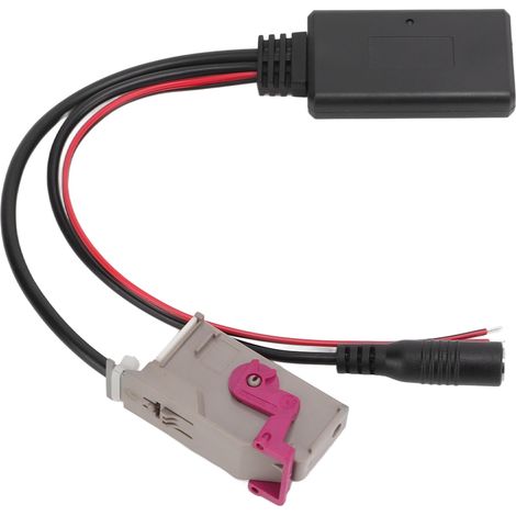 Adaptateur sans fil pour voiture avec câble AUX, Bluetooth 5.0 et microphone mains libres, remplaçant l'adaptateur RNSE RNS E Host. (1/5)