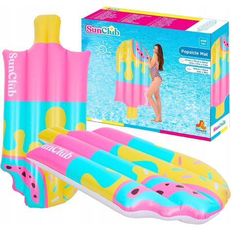 Matelas gonflable pour la baignade, la plage, sur l'eau, pour la piscine, la glace, grand ponton (1/5)