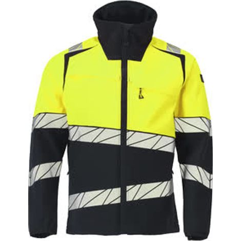 Mascot Softshelljacke 25002-246 Gr. M schwarzblau/hi-vis gelb