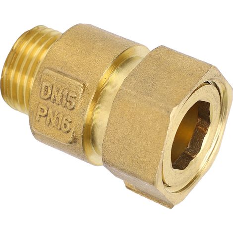 Clapet anti-retour en laiton unidirectionnel, outil fileté, compteur d'eau à faible débit DN15x20 (1/5)