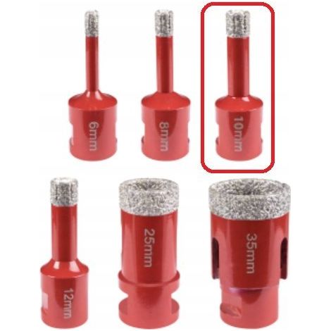 Diamant-Lochsäge Modeco Expert 10mm 12000 U/min M14 (1/3)