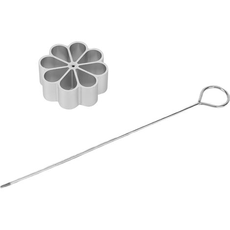 Moule à pâtisserie DIY en alliage d'aluminium en forme de ruche, pour biscuits et donuts, idéal pour la maison et la pâtisserie. Forme chrysanthème. (1/5)