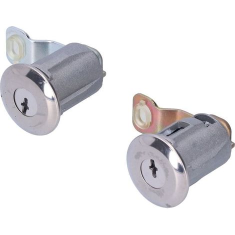 Baril de Serrure de Porte de Voiture, Clés de Baril de Serrure de Porte de Voiture Cylindre Kit de Réparation de Serrure de Porte de Voiture Kit 252522 9170-G3 Adapté pour Citroen Berlingo / X (1/4)