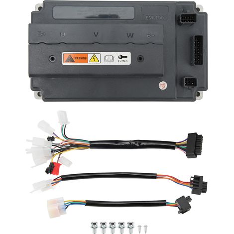 Contrôleur à onde sinusoïdale 36V-72V 7200W, moteur à courant continu sans balais, grande puissance, étanche IP67, pour vélo électrique, moto (1/5)