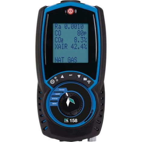 Analyseur de Combustion et CO Ambiant KANE avec Sonde, Chargeur et Sacoche - KANE158kitpro