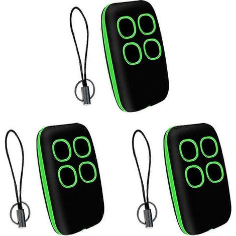 3pcs 250-913MHz Garage Remote Control Duplicator Multifrequency Copy Remote Control Universal Door O Green (1/4)