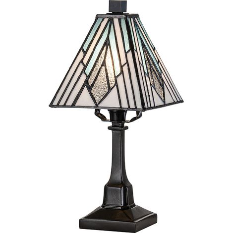 Lampada da tavolo Tiffany Alderley bronzo E14 40W Elstead (1/5)
