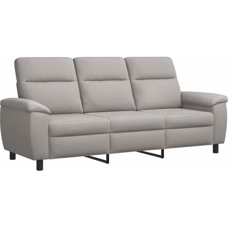 Sofá Gris Nube 214 x 90 x 95 cm Tela vidaXL (1/5)