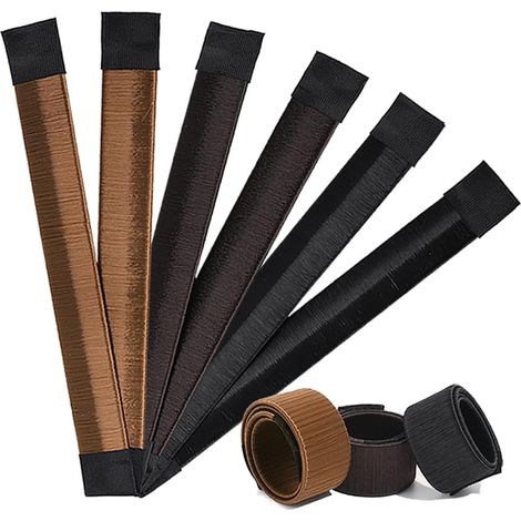 Set of 6 bun headbands - Quick and easy - Hair accessory for creating your own ballet styles (three colors) (1/5)