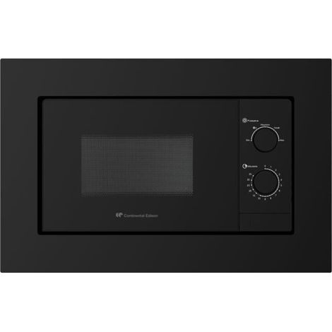 Einbaumikrowelle - CONTINENTAL EDISON - CEMO20EBM2 - 1280 W - B59,5xH38,5xT35,3 cm - 20L - Schwarz