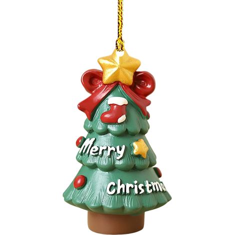 Suspension En Acrylique - Décoration De Noël Animale Plate - Pour Arbre De Noël Mur Porte Étagère - Lot De 6 (1/5)