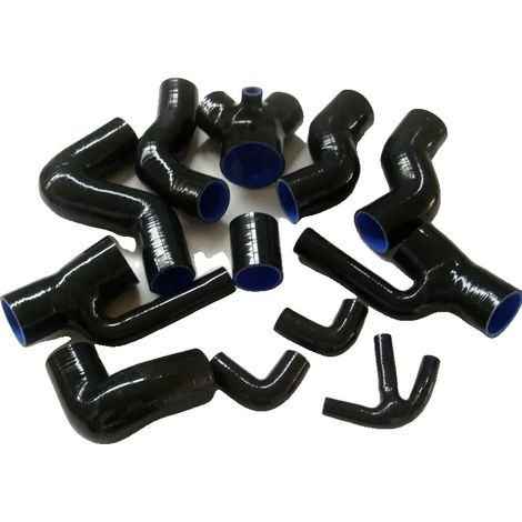 Ansaugschlauch, Silikonmaterial, passt für Audi S4 RS4 Biturbo A6 B5, schwarz (1/2)