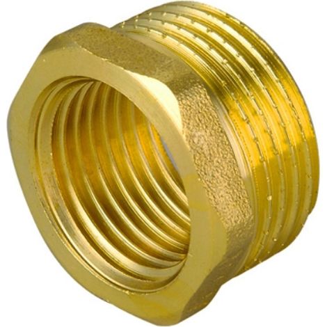 RIDUZIONE MF IN OTTONE GIALLO 3/4 x 1/2