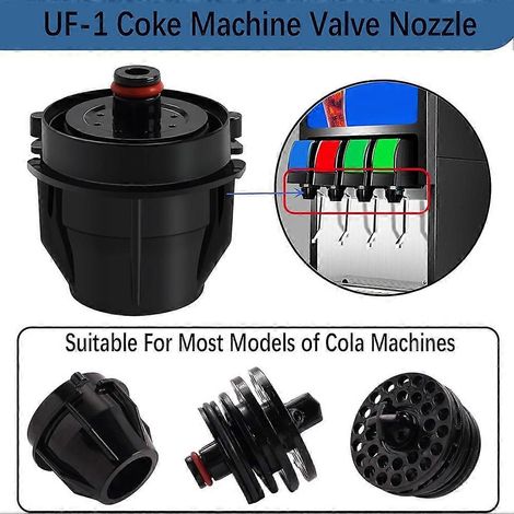 Ensemble de 3 buses et diffuseurs UF-1, pour la réparation ou le remplacement des vannes intérieures et extérieures des distributeurs de soda UF-1 à Coca-Cola (1/5)