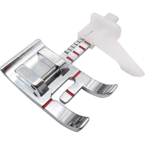 Un pied presseur réglable, compatible avec les machines à coudre domestiques de marques telles que Brother, Babylock, Singer, Janome, Juki et New Home. (1/3)