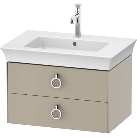 Duravit White Tulip, meuble sous-lavabo suspendu, largeur 684 x