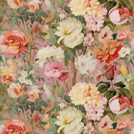 Tela decorativa para exteriores Oxford - Motivo floral I DX5539 (1/5)